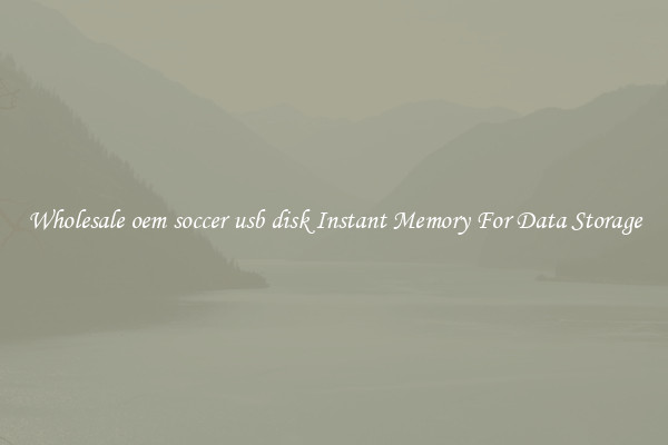 Wholesale oem soccer usb disk Instant Memory For Data Storage