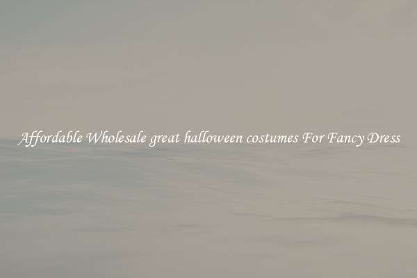 Affordable Wholesale great halloween costumes For Fancy Dress