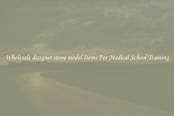Wholesale designer stone model Items For Medical School Training