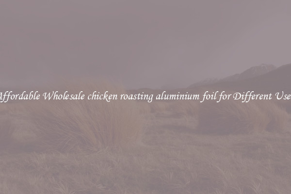 Affordable Wholesale chicken roasting aluminium foil for Different Uses 