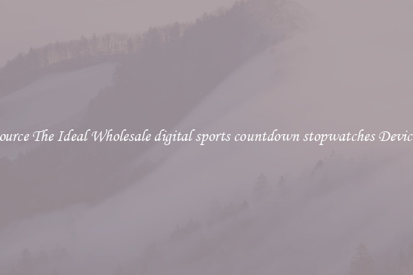 Source The Ideal Wholesale digital sports countdown stopwatches Devices