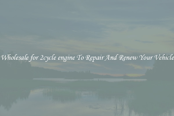 Wholesale for 2cycle engine To Repair And Renew Your Vehicle